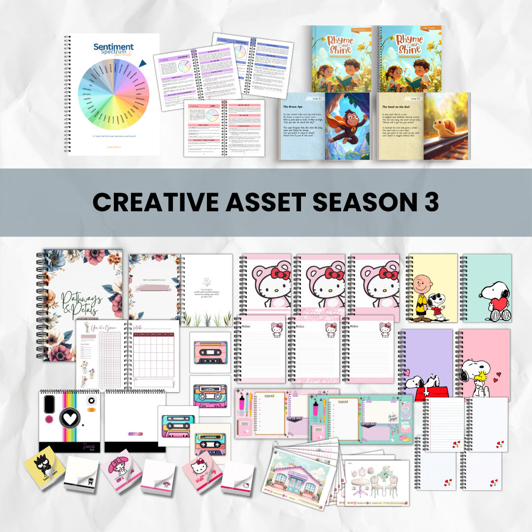 Creative Assets Season 3 (with Master Resell Rights)