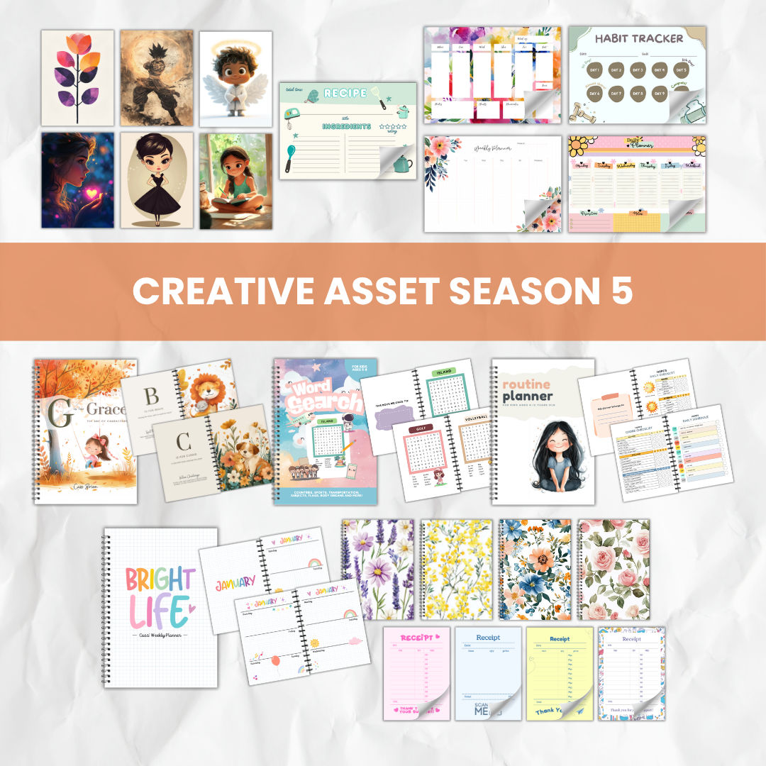 Creative Assets Season 5 (with Master Resell Rights)