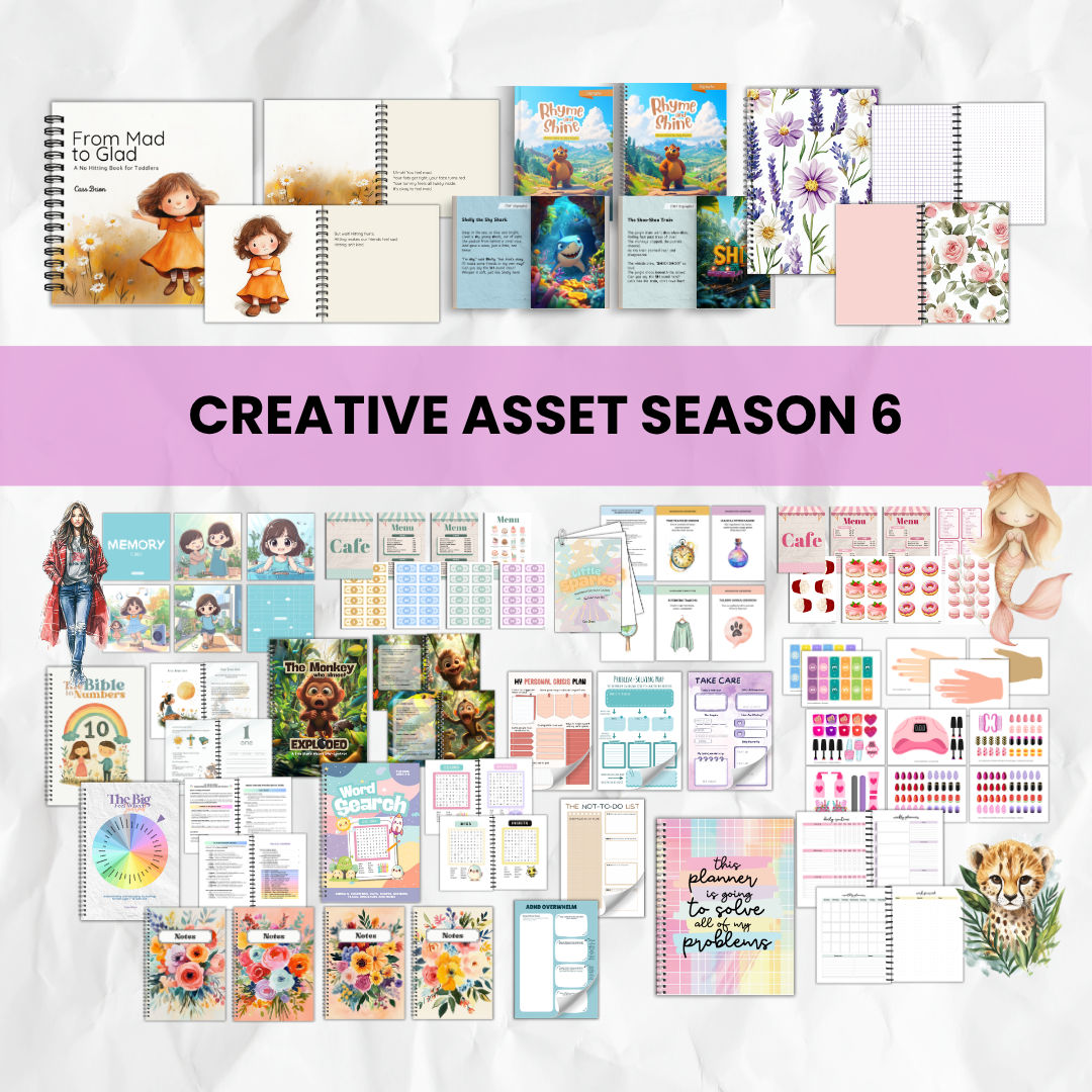 Creative Assets Season 6 (with Master Resell Rights)