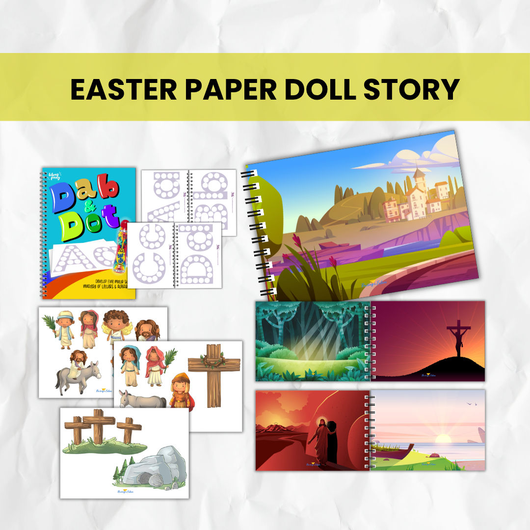 Easter Story Paper Doll Set (with Master Resell Rights)