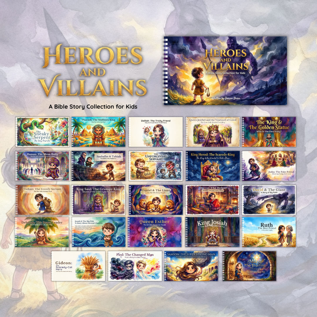 Heroes and Villains: A Bible Story Collection for Kids (with Master Resell Rights)