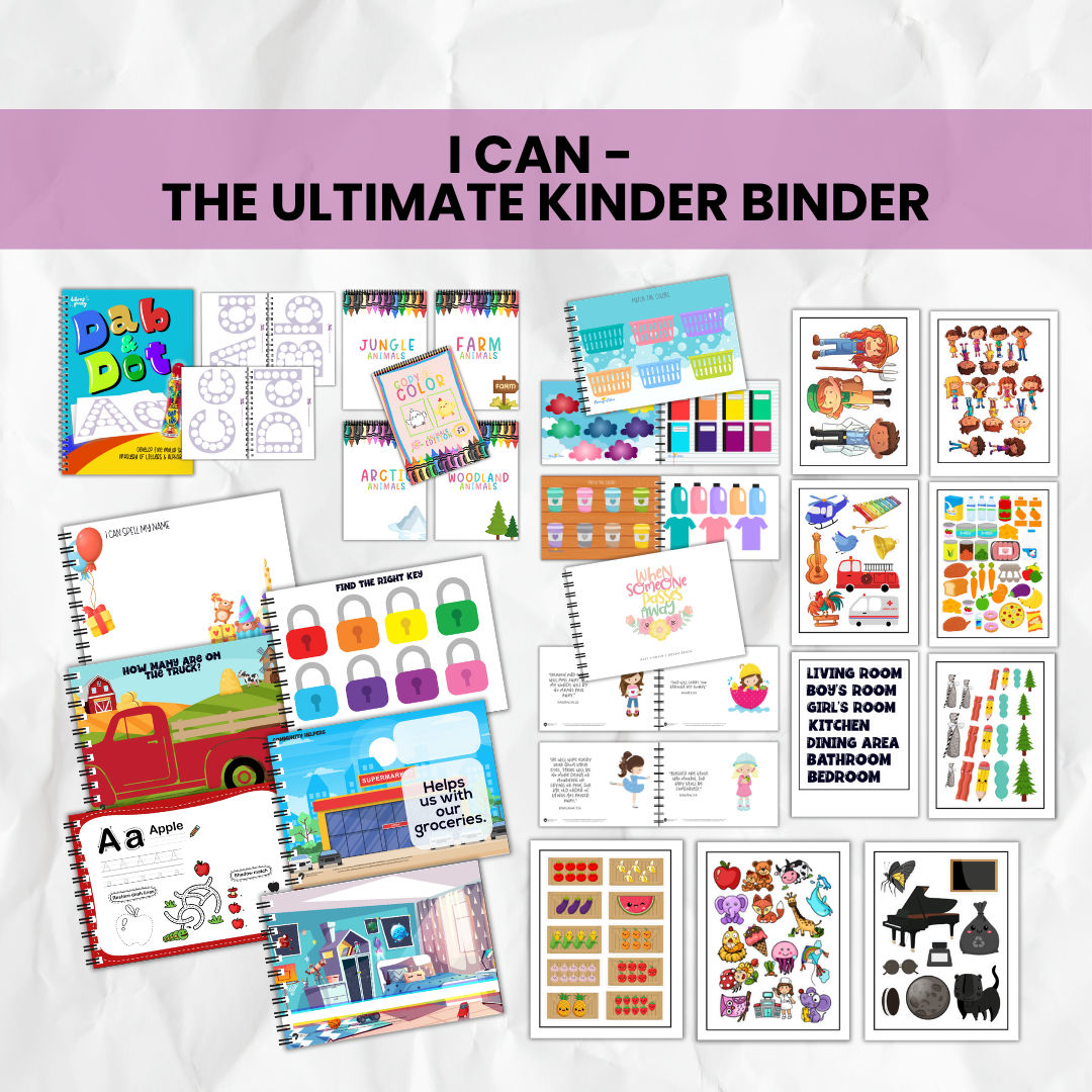 I Can Binder | Kinder (with Master Resell Rights)