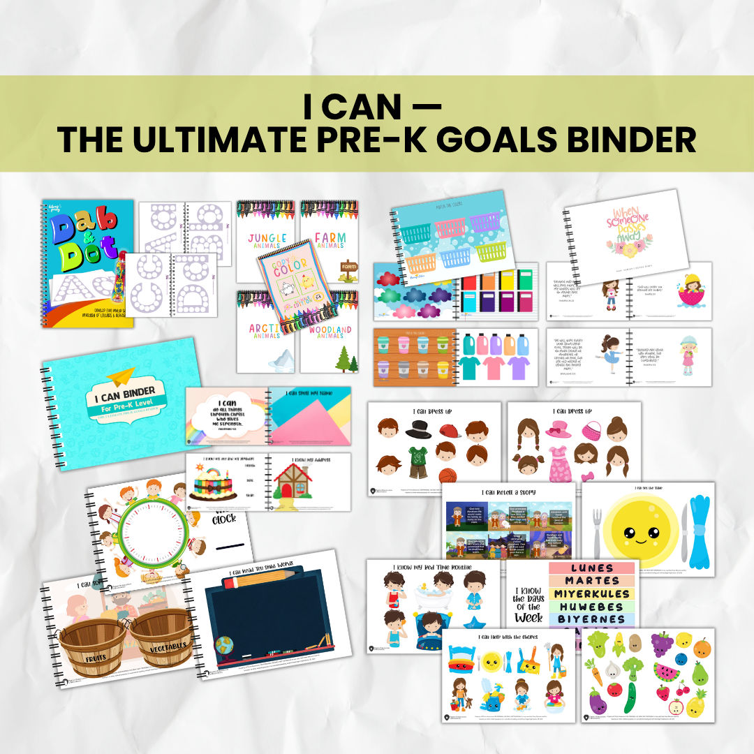 I Can Binder | Pre-K (with Master Resell Rights)