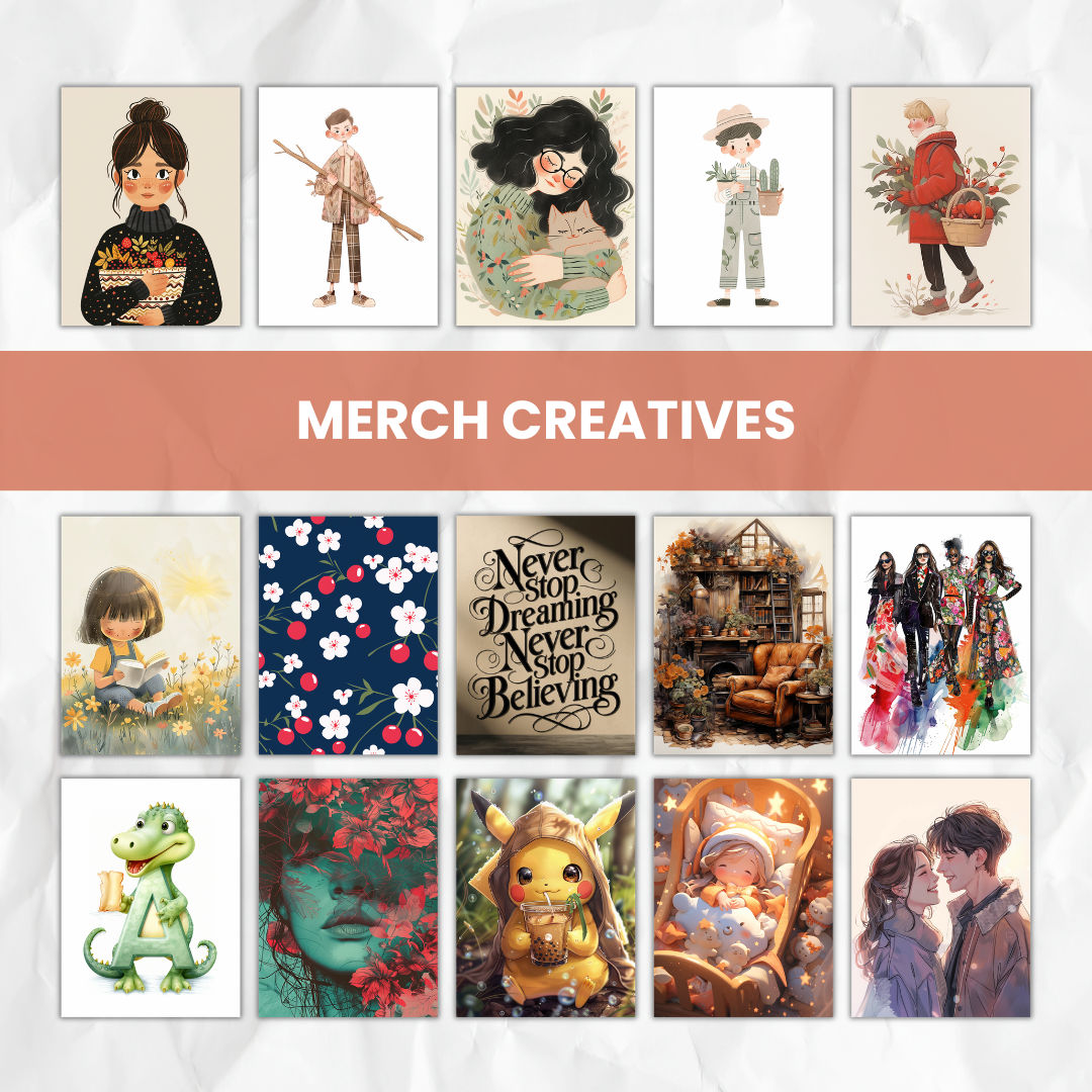 Merch Creatives (with Master Resell Rights)