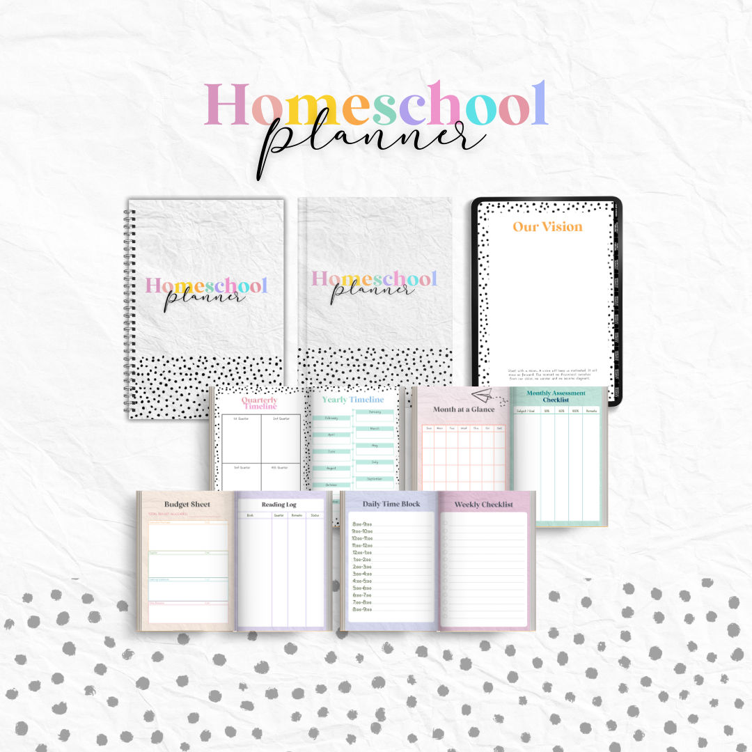 Rainbowfield Homeschool Planner (with Master Resell Rights)