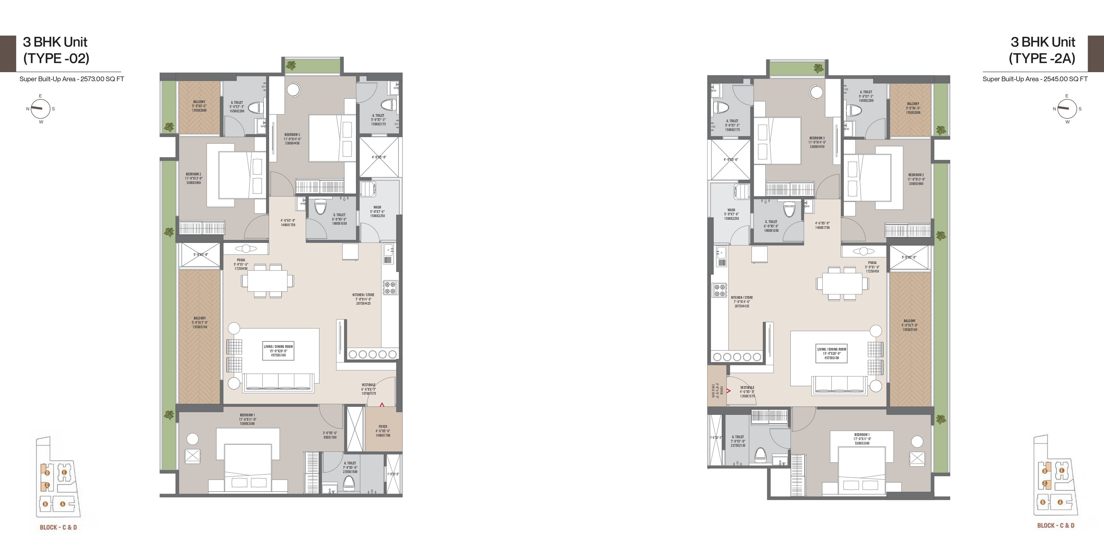 3 BHK Flat in Bhuyangdev Cross Road, Ahmedabad - Photo 18 of 23