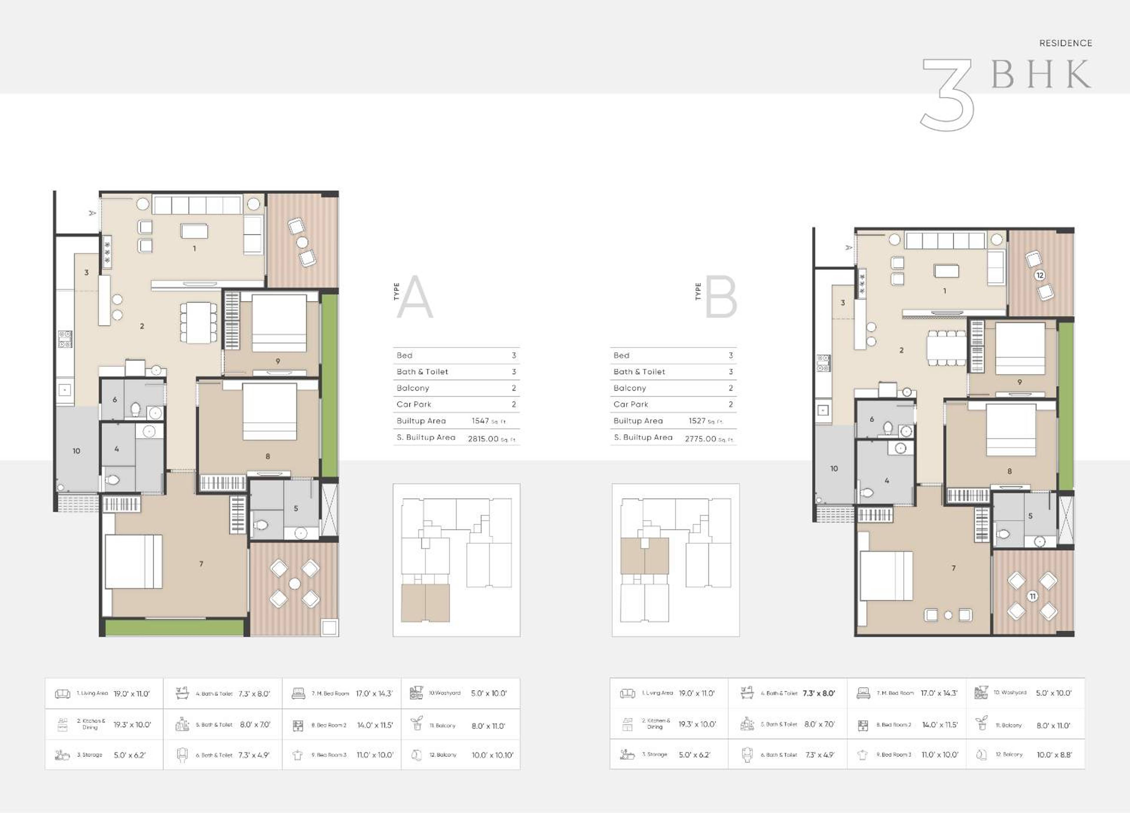 3 BHK Flat in sola, Ahmedabad - Photo 9 of 15