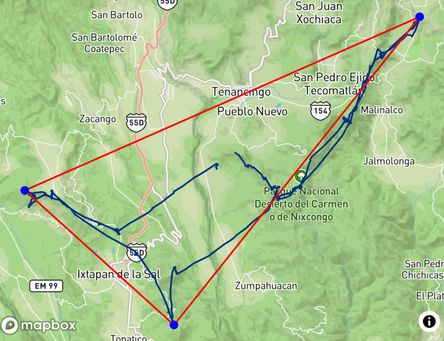 Flight of Hugo Alvarez