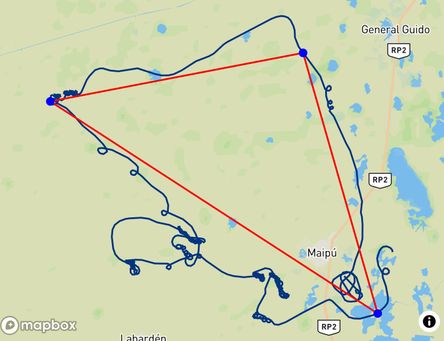 Flight of Santiago Peñoñori