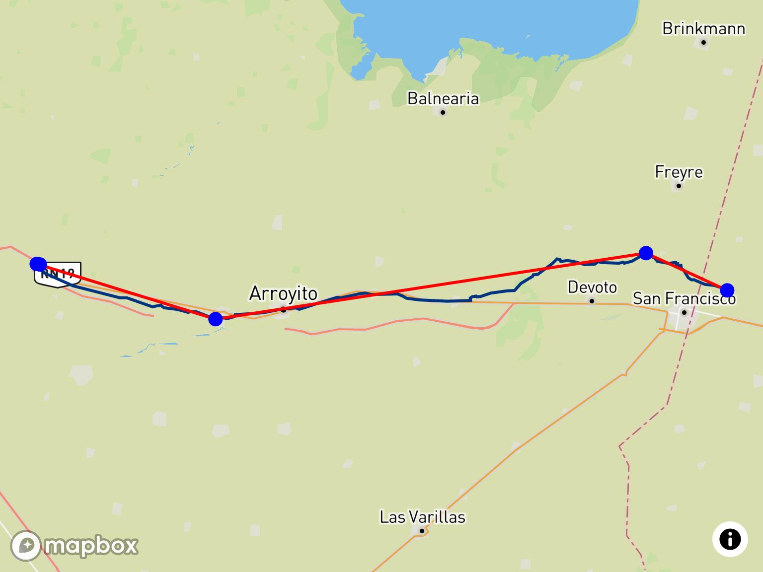 Vol XC de Sebastian Baggio à Colonia Josefina