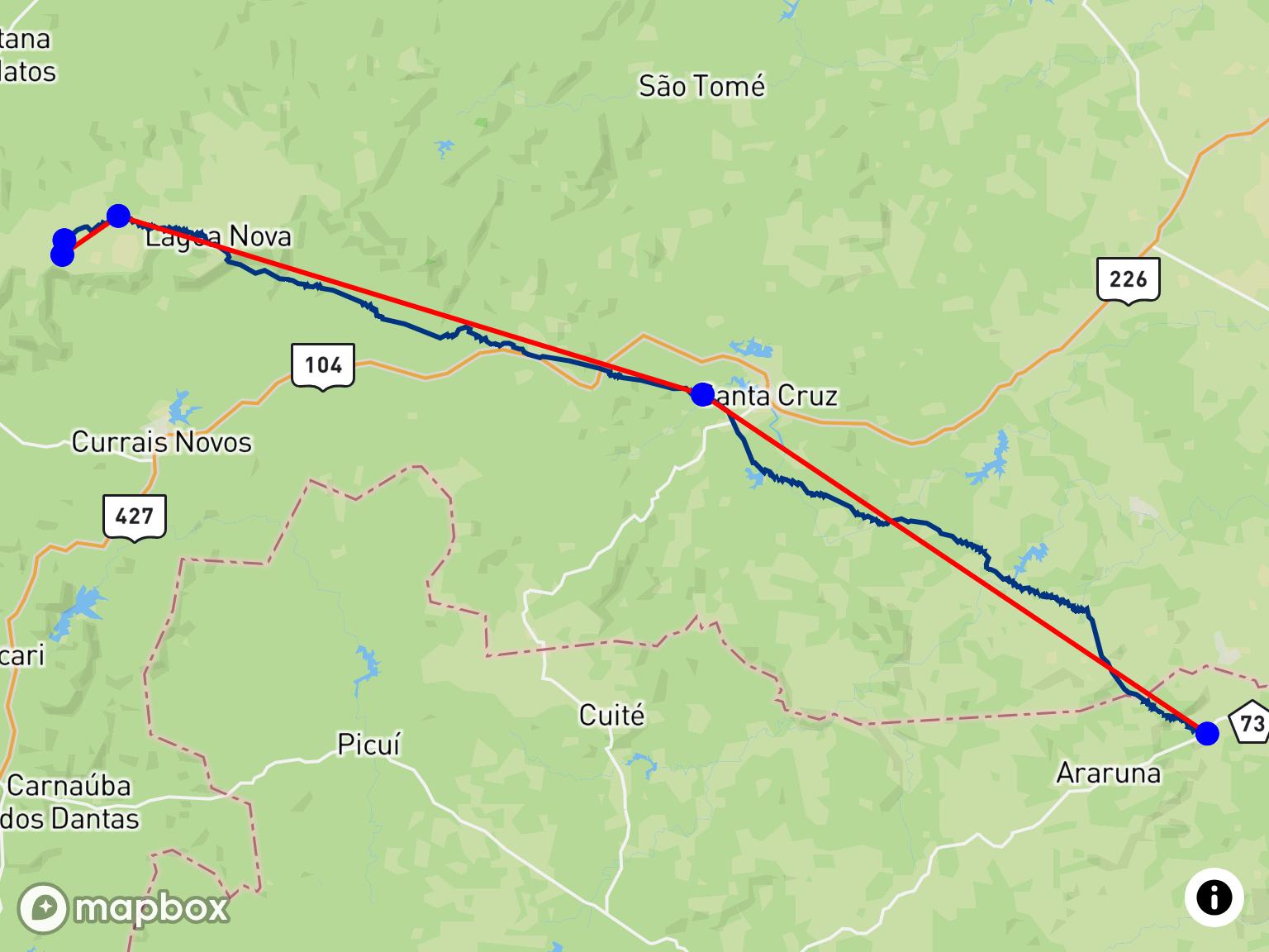 Il volo di Distanza Libera di Claudemir Souza Bezerra a Tacima