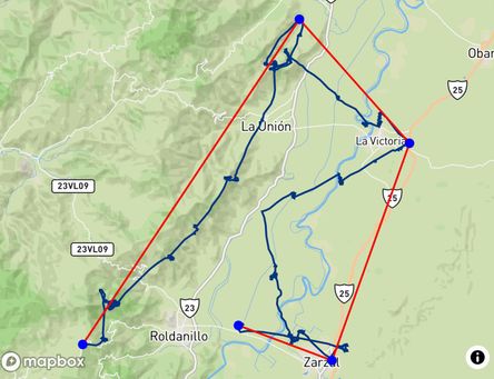 Flight of Juan Camilo Marin (Hang gliding Colombia)