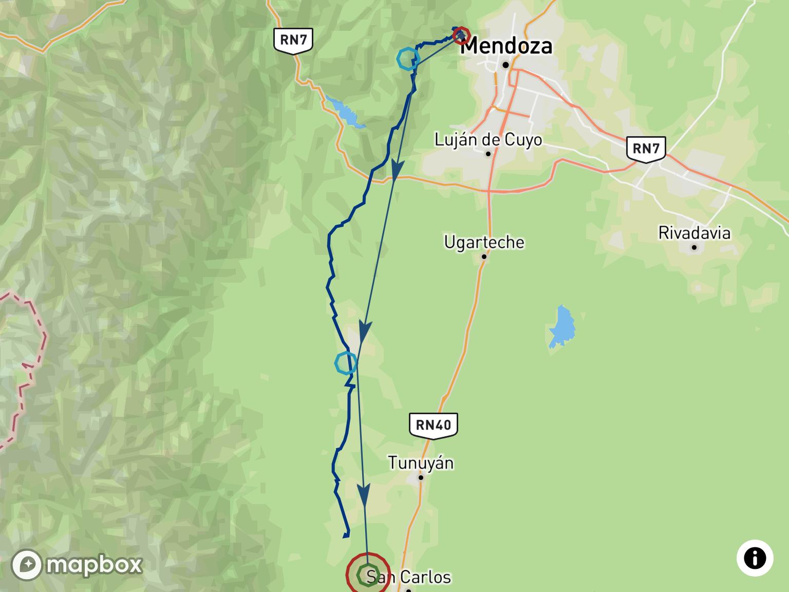 Alvarinho Blas Lucero’s 104.7 km competition flight Cerro Arco