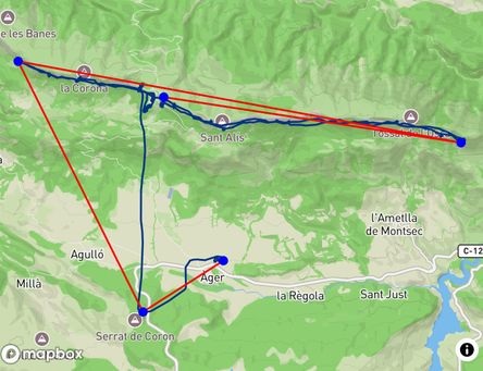 Flight of David Alcoy