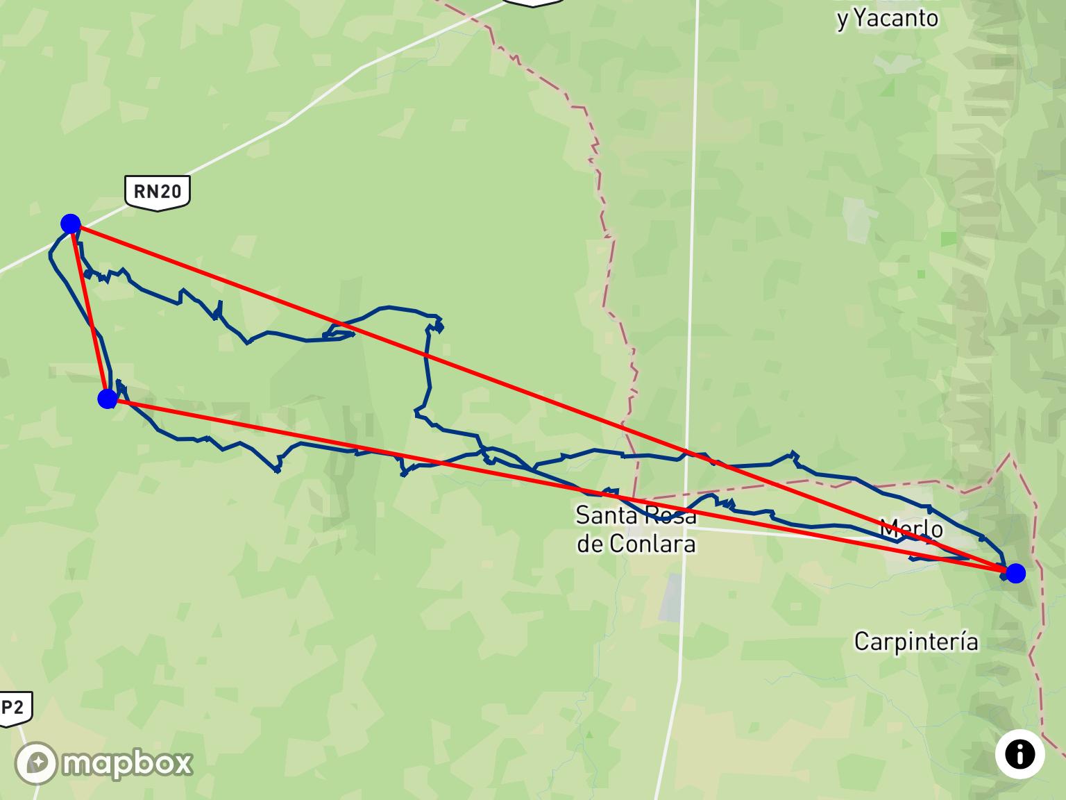 Pablo López’s 137.59 km Free Triangle from Despegue SAT