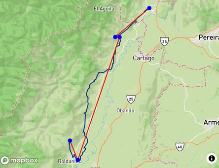 Flight of Oscar Mauricio Gómez Sarmiento
