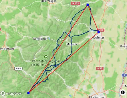 Flight of Christophe Mouquet