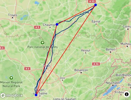 Flight of capelleb@orange.fr