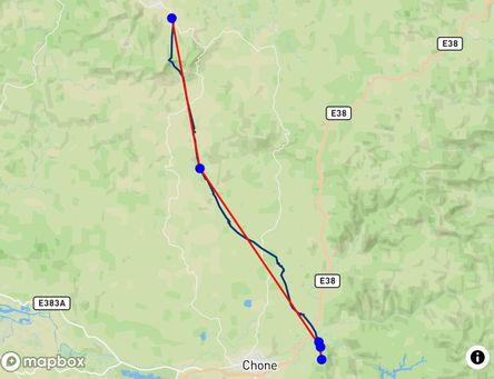 Flight of Jorge Mora