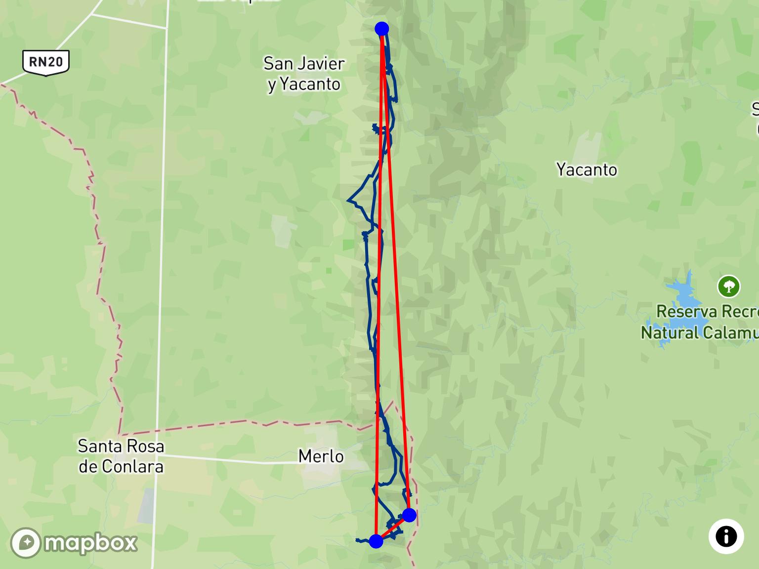 Alvaro Santi’s 94 km Free Triangle at El Mirador De Los Condores