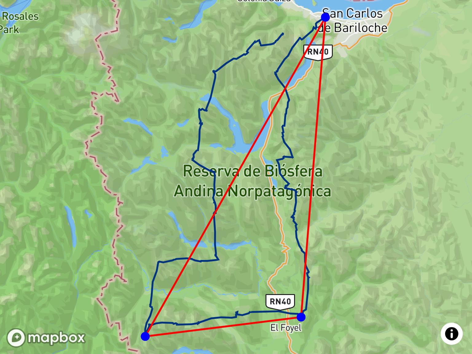 Joel Miron’s 146.29 km Free Triangle at Piedra Del Condor