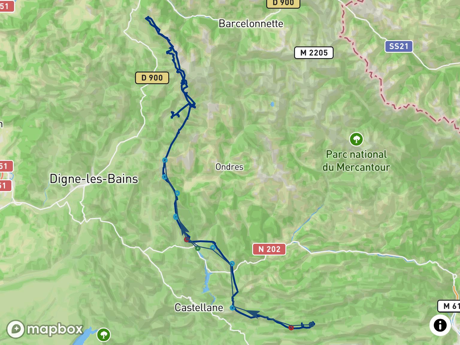 Vuelo de competición de Arnstein Ressem en Thorenc - Col De Bleyne