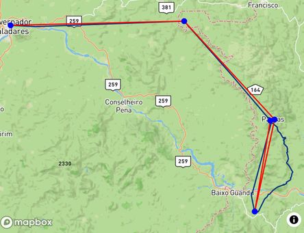 Flight of Mikel Arbulu