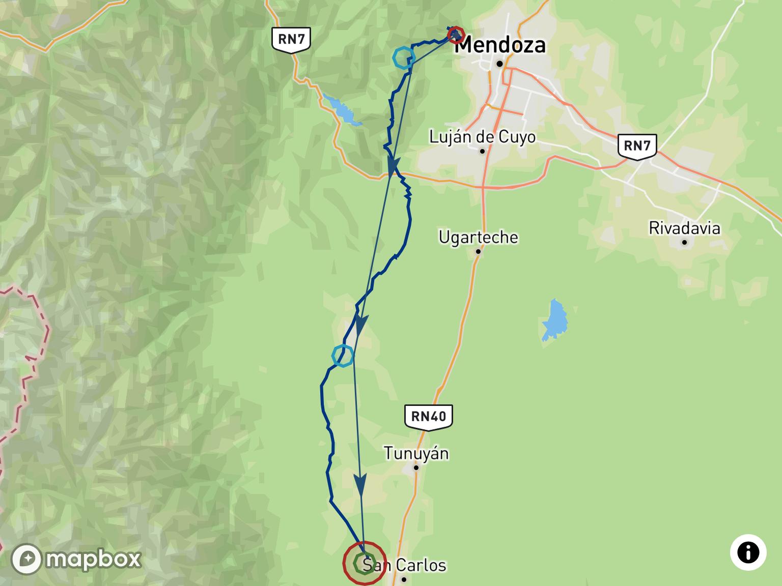 Luis Rosenkjer’s 111.9 km competition flight at Cerro Arco