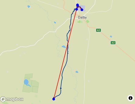 Flight of Peter Burkitt