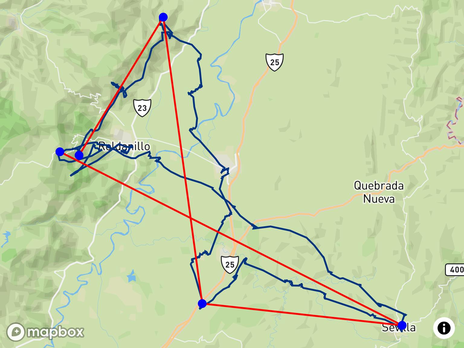 Jaume Font Ferrer Out and Back flight at Roldanillo
