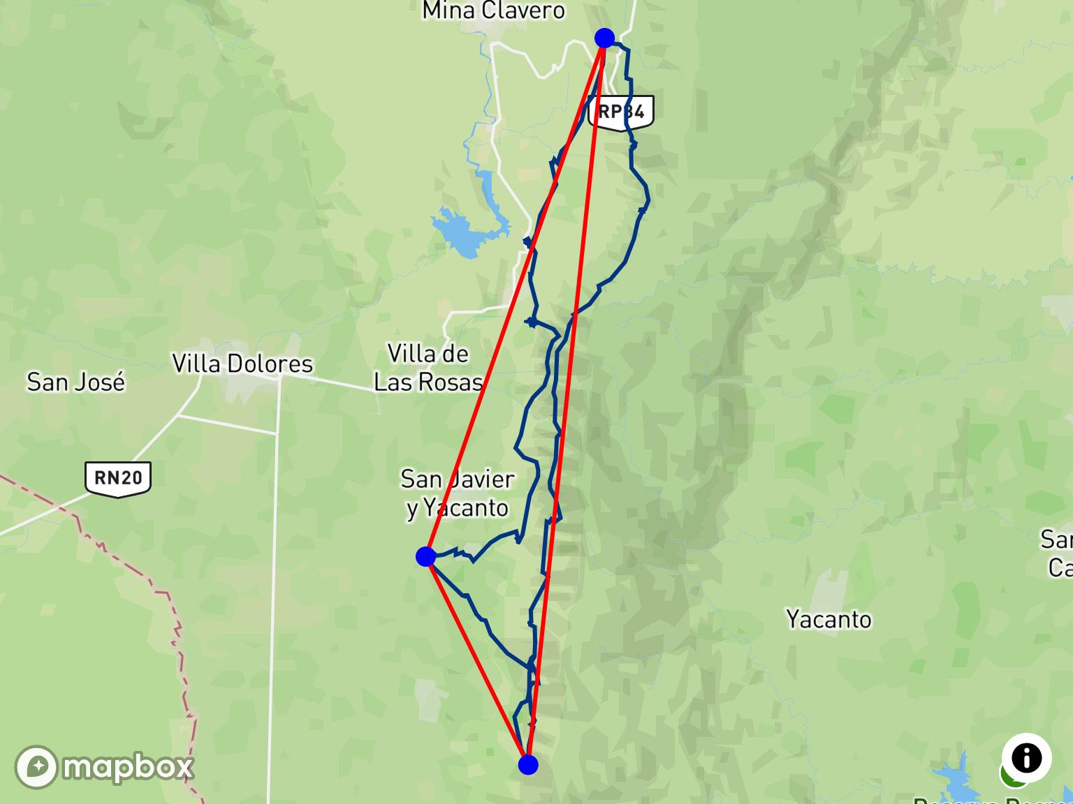 Triángulo Libre de 105.5 km de Martin Sanchez en Niña Paula