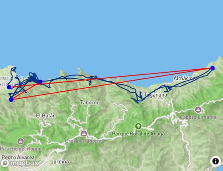 Flight of Jaume Font Ferrer