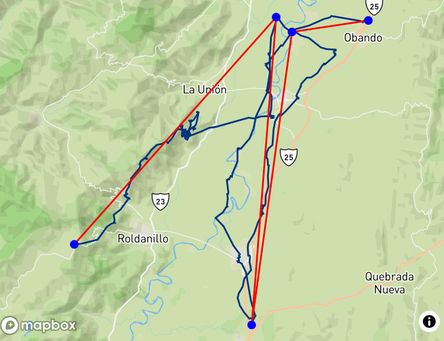 Flight of Cristian Agudelo