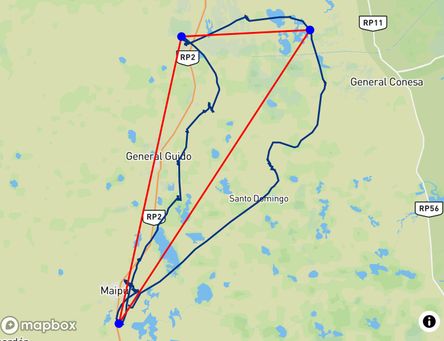 Flight of Horacio Parisi 