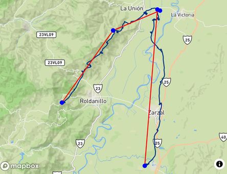 Flight of Fernando Sarralde