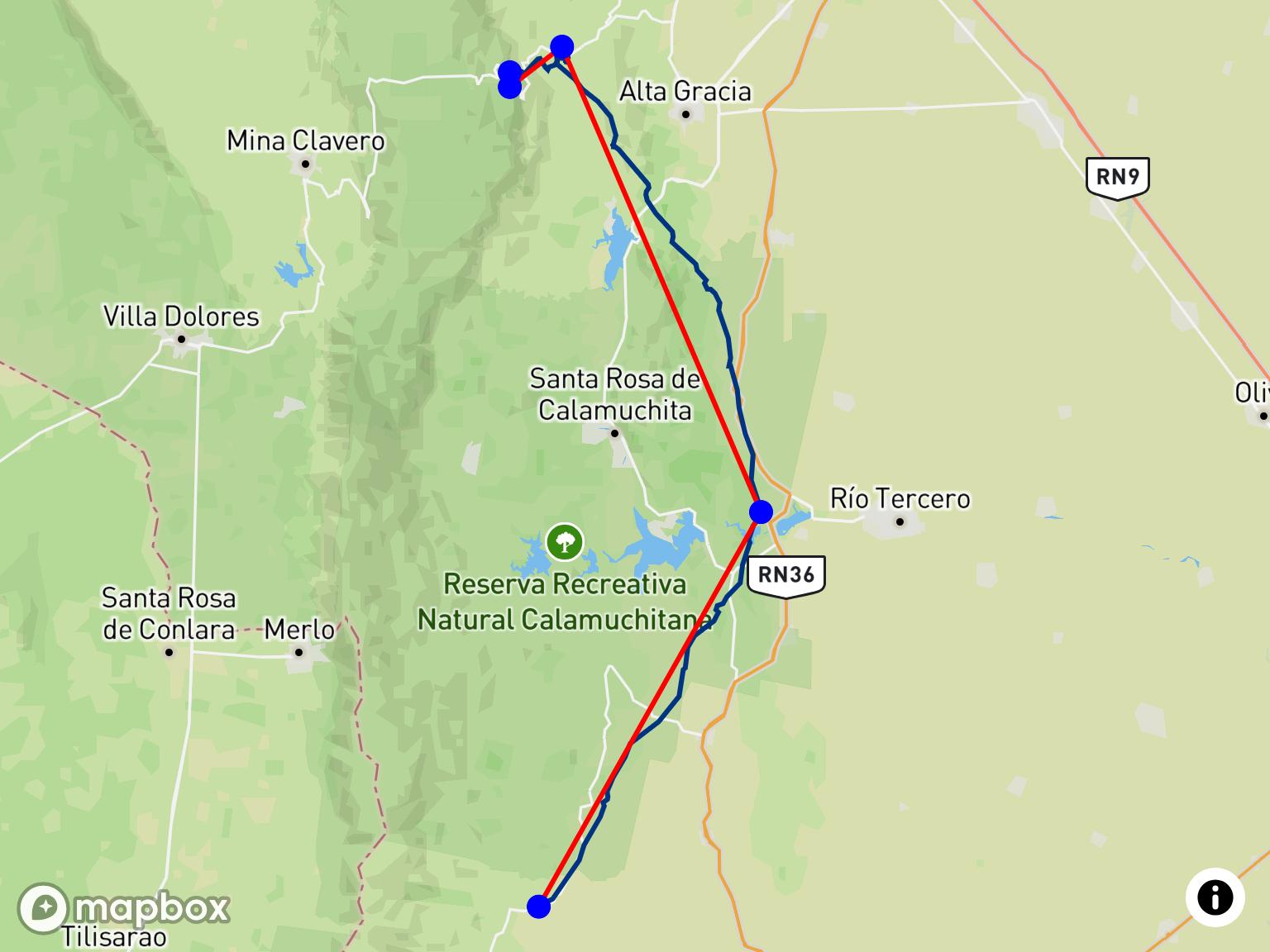 Il volo di Distanza Libera di Agustín García Tini a Pedernera