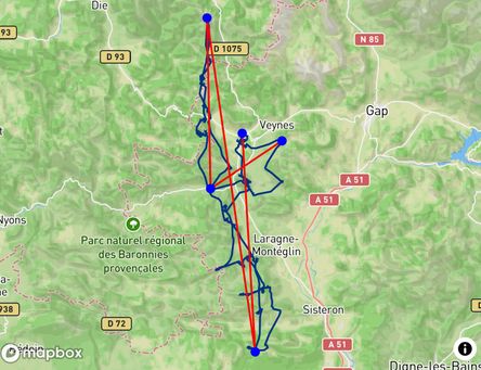 Flight of Robert van der poel
