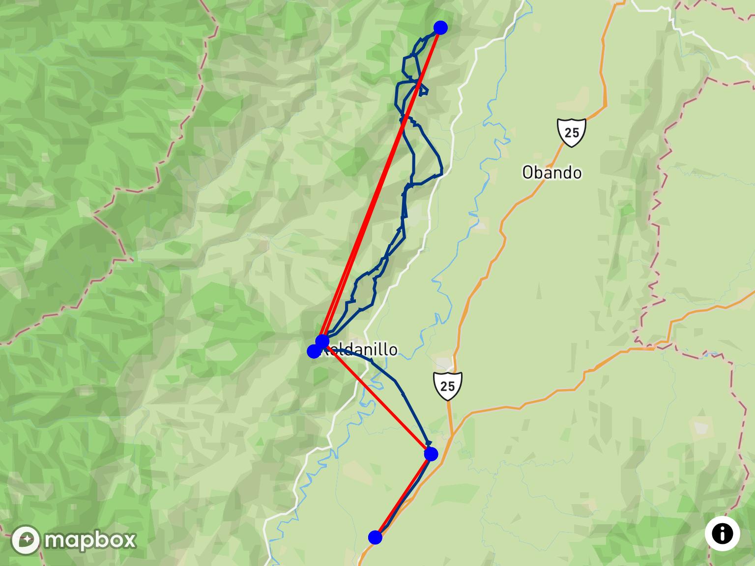 Fredrik Gustafsson Out and Back flight at Roldanillo