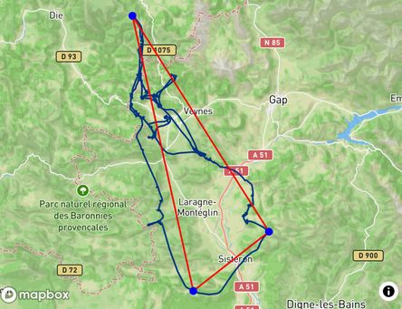 Flight of capelleb@orange.fr