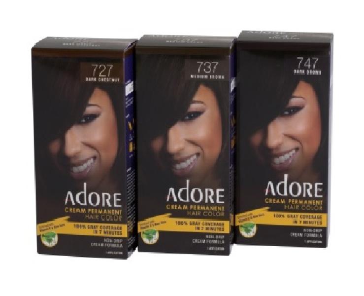 Adore Extra Conditioning SemiPermanent Hair Color Jet Black