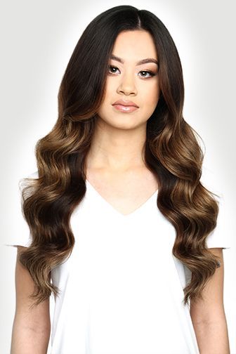 Beauty Works Deluxe Clip-In Hair Extensions - Jet Black,20"
