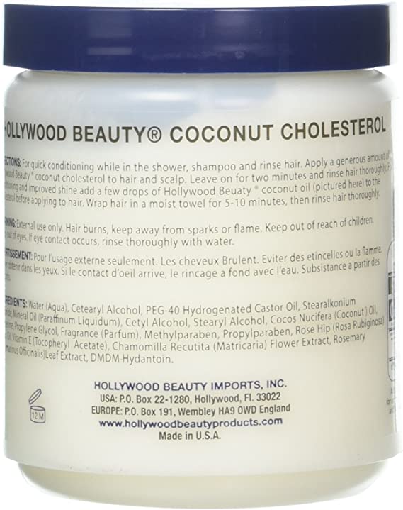Hollywood Beauty Coconut Cholesterol 20oz Cosmetize UK