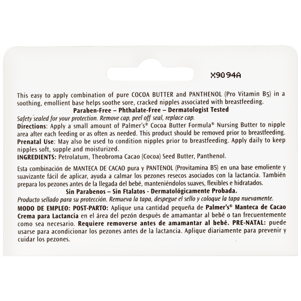 Palmer's Cocoa Butter Nursing Butter 30g Cosmetize UK