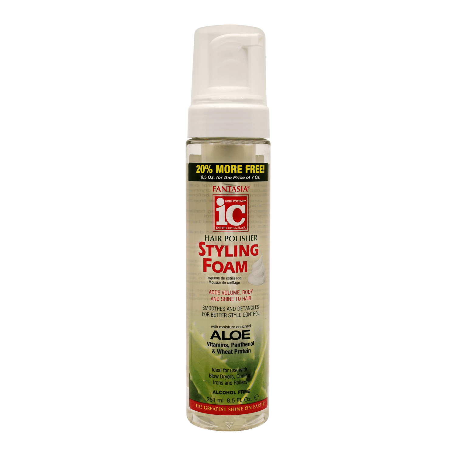 IC Fantasia Liquid Mousse Spray On Firm Control Styling Lotion 12oz