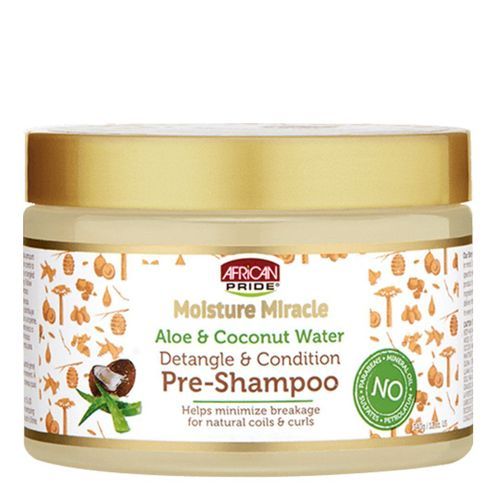 African Pride Moisture Miracle Aloe & Coconut Water Pre Shampoo - 12oz