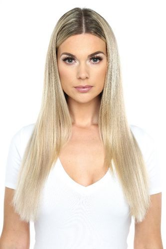 Beauty Works Deluxe Clip-In Hair Extensions - Raven,18"
