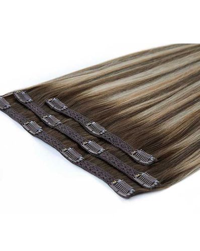 Beauty Works Deluxe Clip-In Hair Extensions - Jet Black,18"