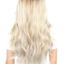 Beauty Works Gold Double Weft Extensions - Silver,22"