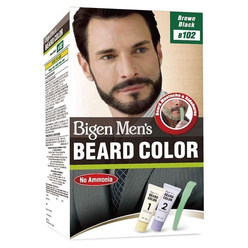 Bigen Men's Beard Colour Brown Black B102
