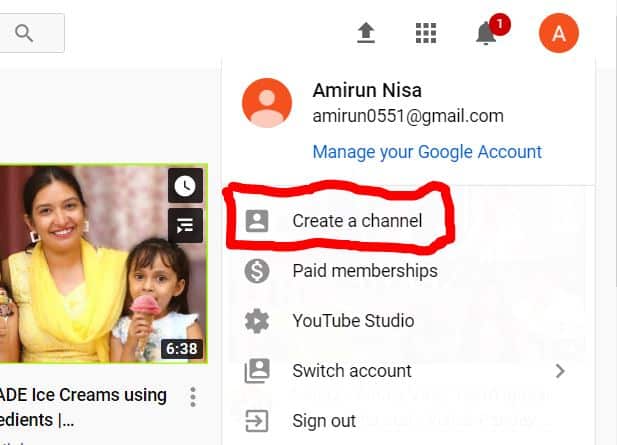 YouTube चैनल कैसे बनायें? How to Create YouTube Channel Account in Hindi 2 youtube channel create